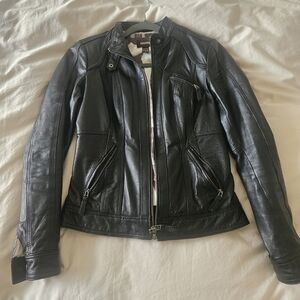Danier Black Leather Jacket